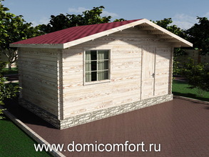 Хозблок 5х3 из бруса 45мм
