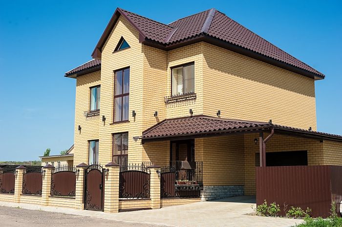 дом из кирпича под ключ