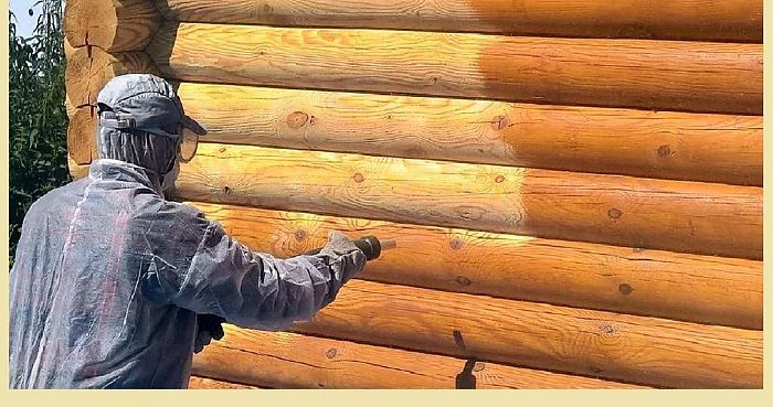 покраска сруба цена покраска сруба цена