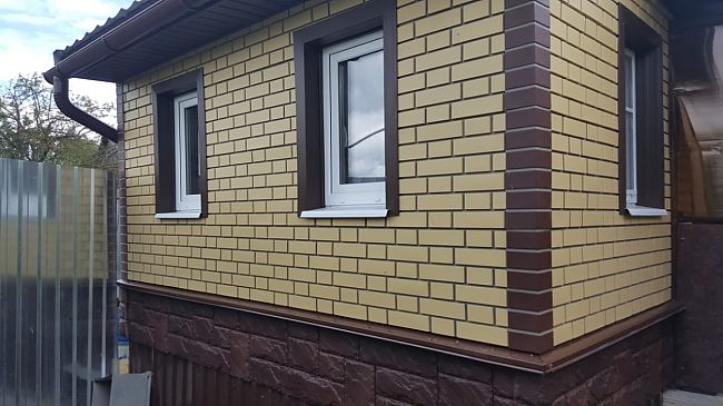 фасадная панель под кирпич для наружной отделки